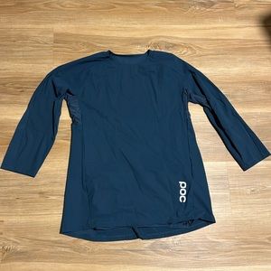 POC Three Quarter Sleeve Bike Jersey Blue SZ medium
